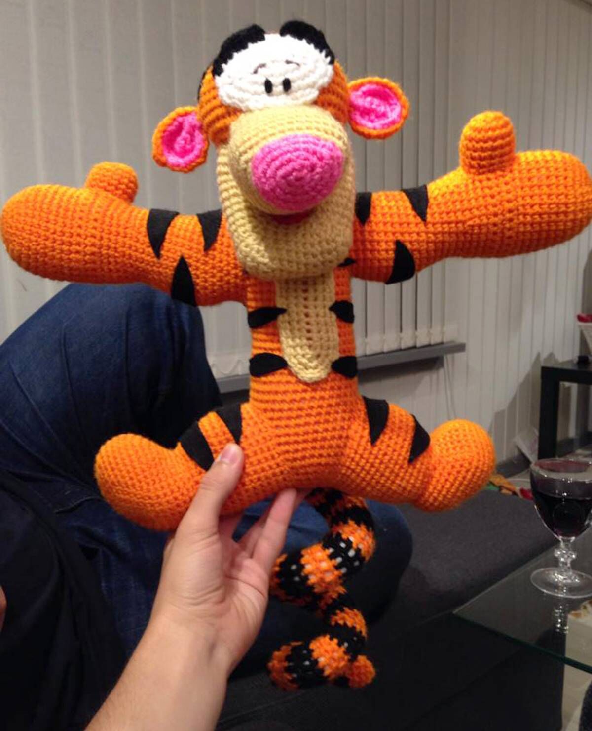 Crocheted Tigger